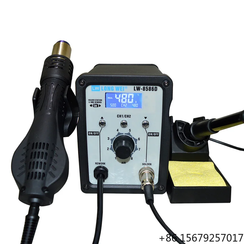 LW-8586D 2 in 1 750W Hot Air G - 2 In 1 Soldering Rework Station 750W review and price