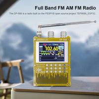DP-666 TEF6686 Radio High Sensitivity Full Band FM AM Short Wave Radio High Sensitivity DSP Receiver