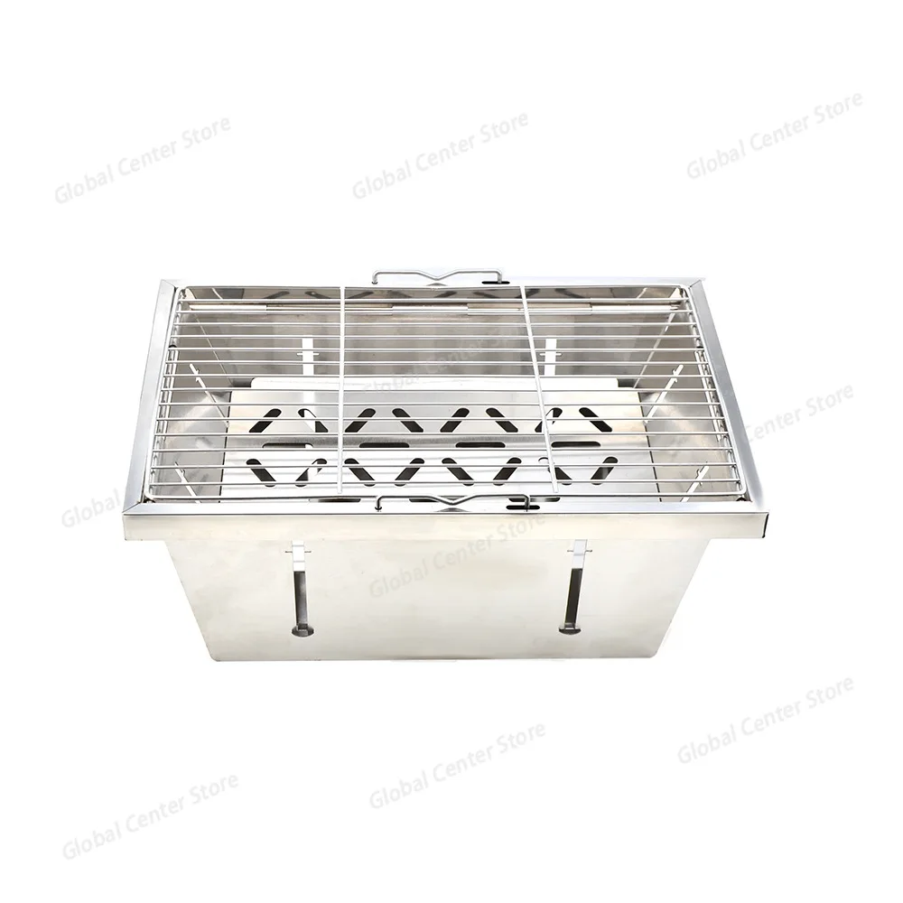 

Складной гриль для барбекю за секунду, мини-печь для приготовления на углях для использования на улице и дома, одиночный гриль