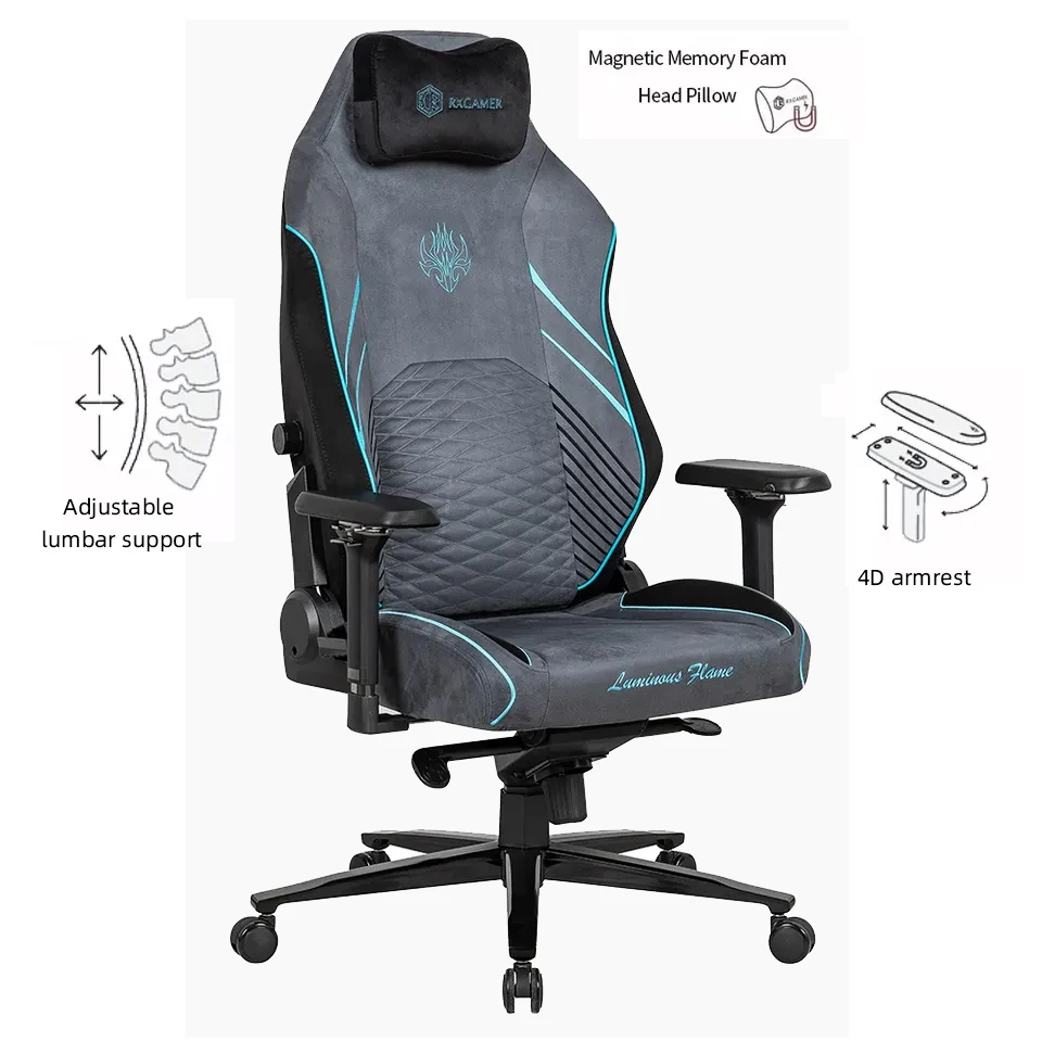 High End Multifunctional Fabric Ergonomic Computer Chair Home Swivel Gamer Chair Gaming Chair
