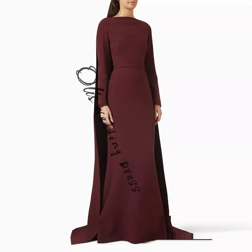 

customized Boat Neck Customized Cocktail Party Dresses For Women 2025 High Waist Mermaid Prom Dress Formal فساتين سهر