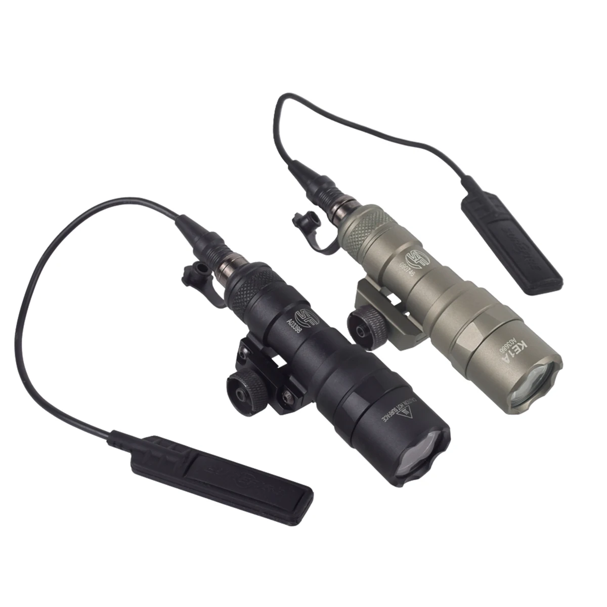 Tactical SureFire Airsoft M300 M300B M300C SF Scout Weapon LED Hunting Light Pressure Switch Button Switch AR15 Rifle Gun Lamp