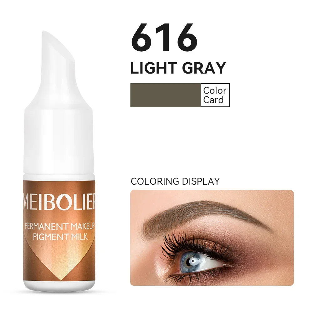 Flcopropriété de 5ml d'encre professionnelle pour micropigmentation des sourcils, tatouage, peinture, maquillage en continu, machine beauté santé