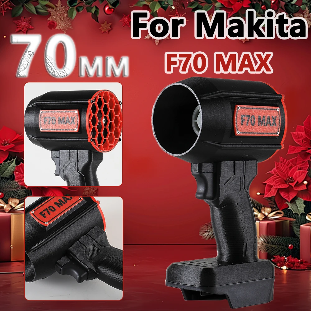 Portable Blower for Makita 70MM Turbo Violent Fan Powerful Air Blower Handheld Jet Fan Car Cleaning Drying Tool
