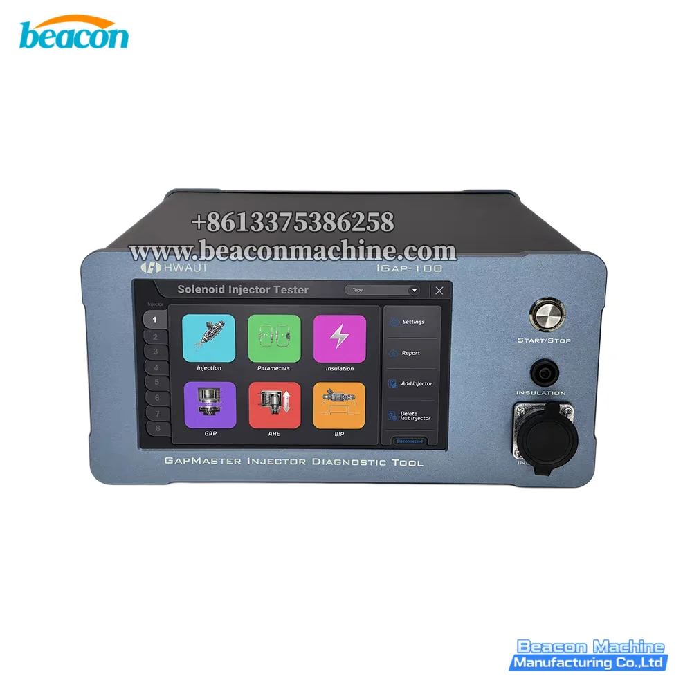 iGAP-100 Common Rail Injector Tester for Solenoid Injectors with Dynamic Static Lift BIP Response Time Insulation Testing