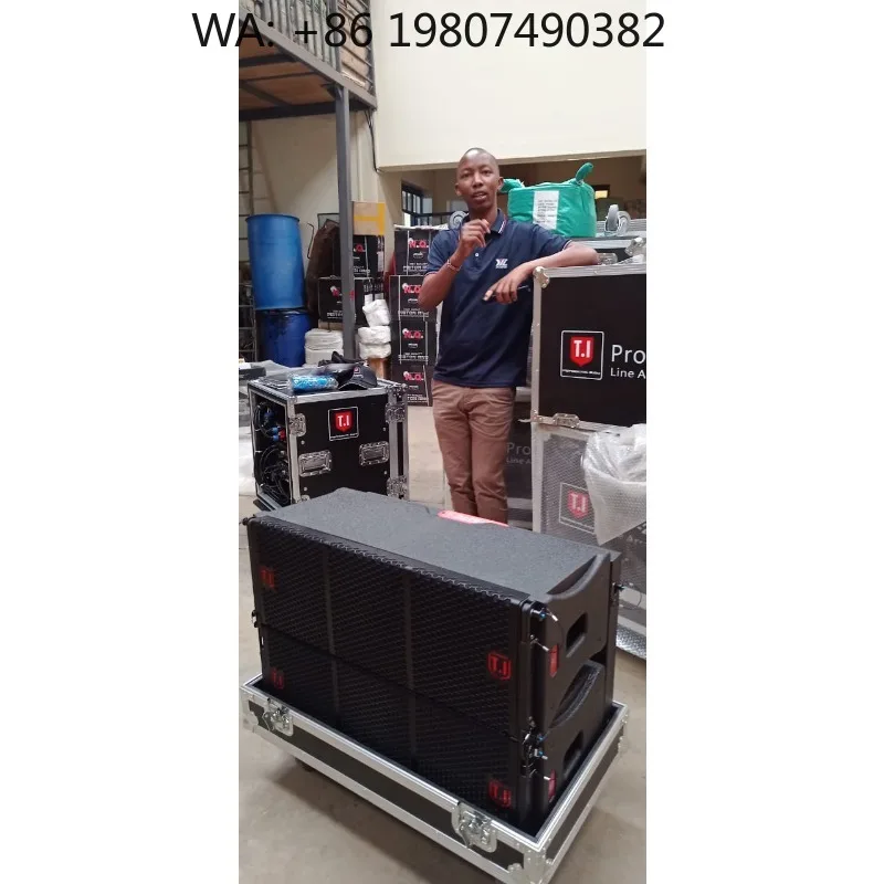 Waterproof Dual 10 Inch Two-Way Passive Line Array Speaker Professional Audio Set for Church Club Stage Events