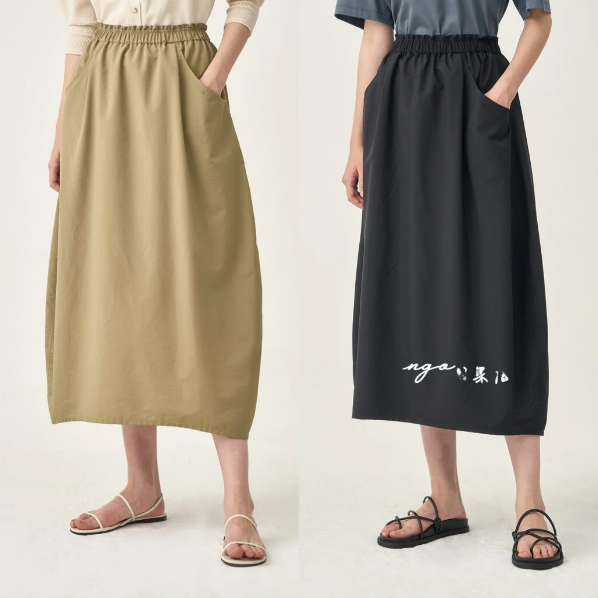 

Элегантная плиссированная юбка-миди с эластичным поясом для города и повседневной носки, универсальная, стройнящая, для офиса и прогулок