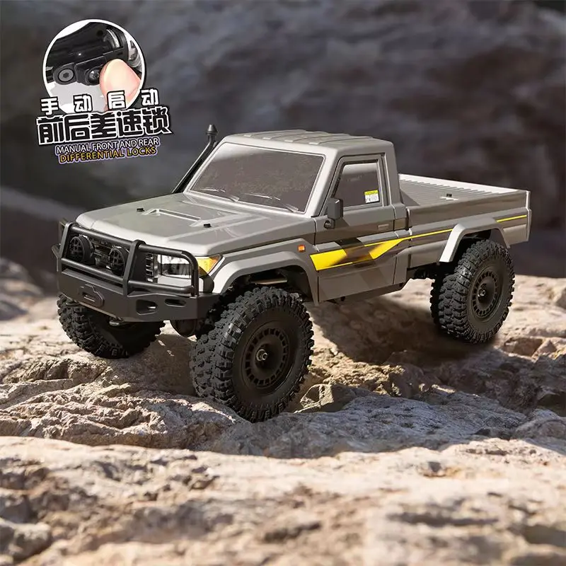 YK41011 1:10 Remote Control Electric Brushed 4WD Pickup Truck Climbing Vehicle Off-Road Vehicle Differential Lock Two-Speed