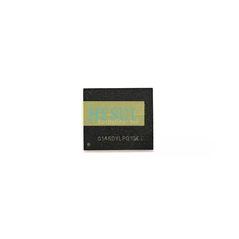 Used&Not NEW&Send after Measure SDINBDA6-16G version 5.1 eMMC font Flash memory chip IC 0-10