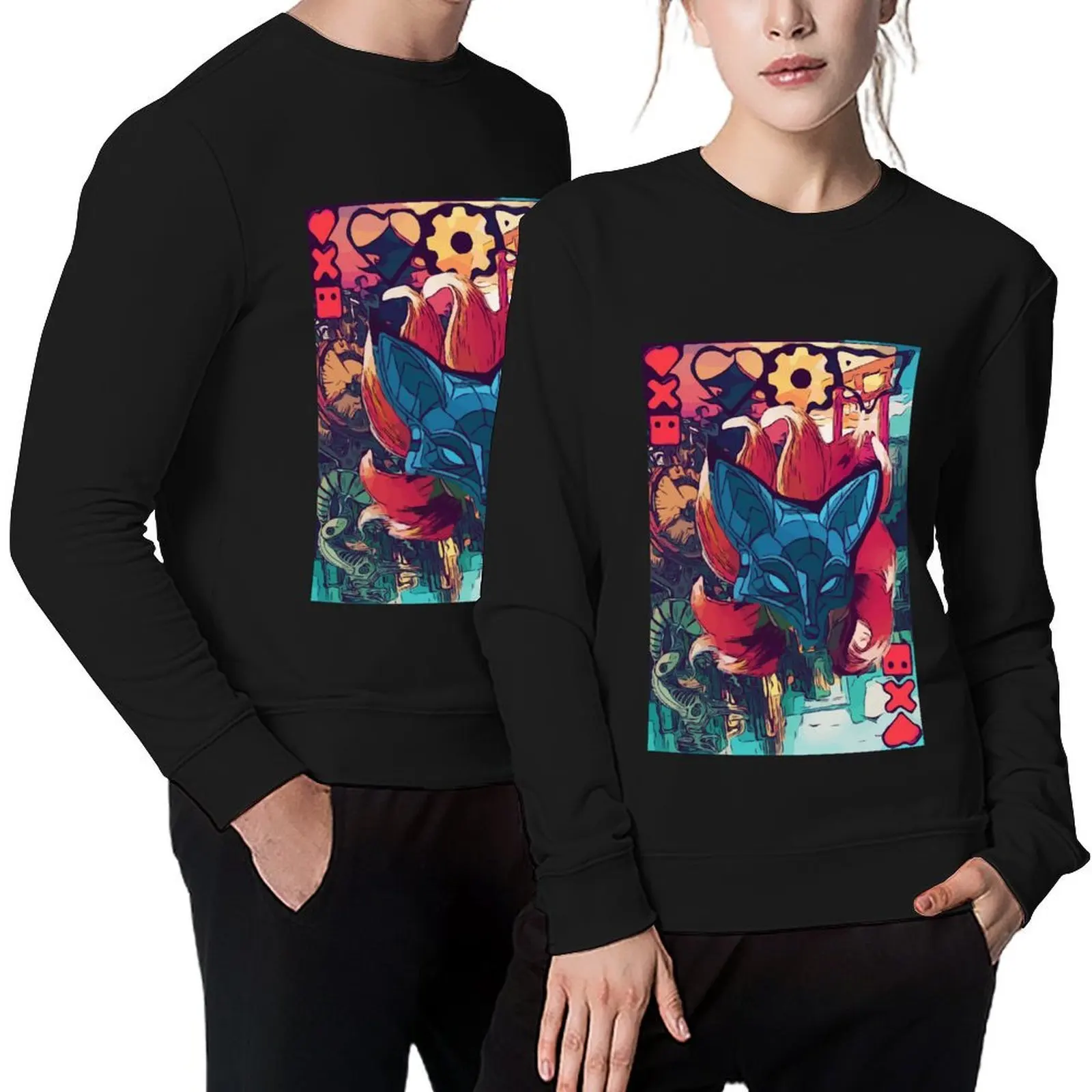 

Love, Death & Robots Pullover graphic t shirts men tracksuit winter clothes japanese style hooded sweatshirt for men