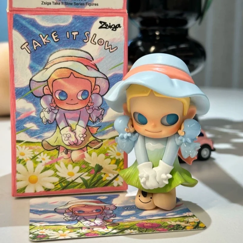 

POP MART Zsiga Slow Down Series Blind Box 12 Regular 1 Hidden Style Trendy Collectible Figure Ornament Gift For Toy Collectors