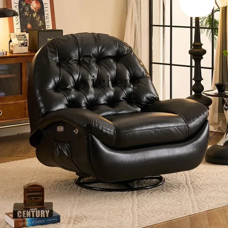 First-class Sofa Cabin Electric Multi-function Reclining And Sleeping Voice Massage Intelligent Single SofaN20