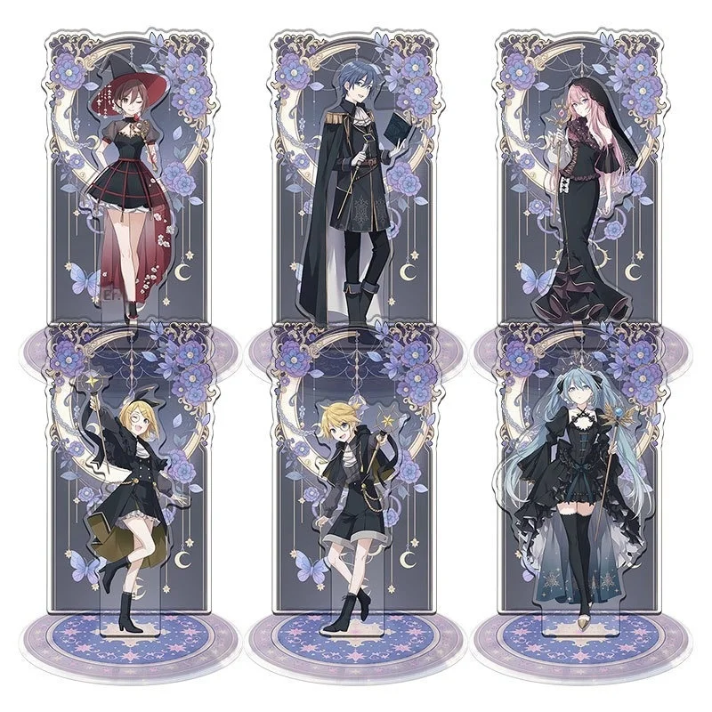 Vocaloid Future Miku Magic Family V ventana de Color para el hogar soporte de capa intermedia sin costuras de doble pie familia mágica V Vocaloid para el hogar