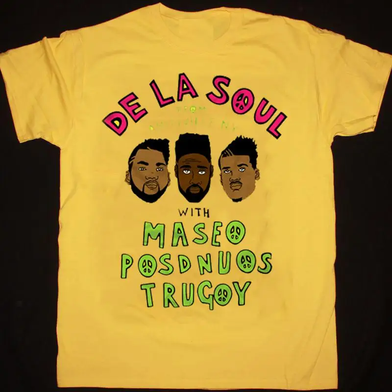 

Rare De La Soul band Member Funny T Shirt For Fan Yellow All Size