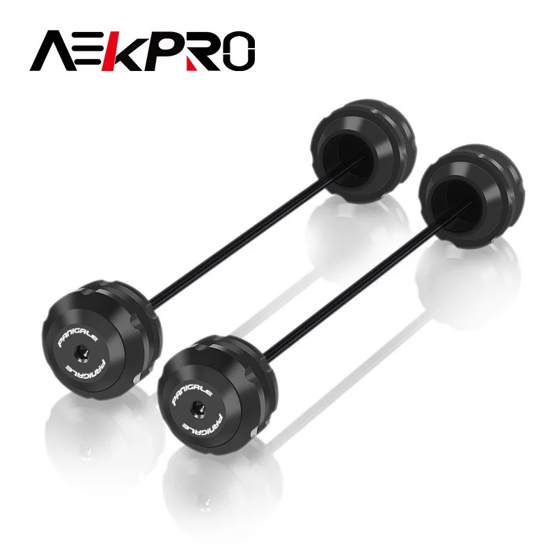 Motorcycle Accessories For PANIGALE 899 2013-2016 CNC Front Rear Wheels Fork Axles Crash Sliders Protector Pad panigale