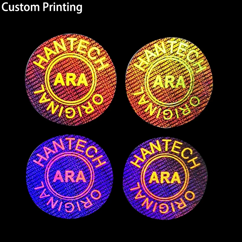 10000pcs Diameter 16mm Free Shipping Personalized 3D Effect Hologram Stickers High Sercurity Customize Brand Mark Logo Labels