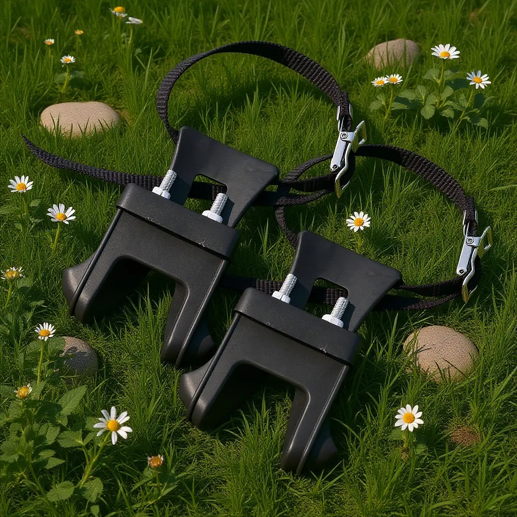 

Пара пластиковых ремешков-фиксаторов для педалей горного и шоссейного велосипеда, с отверстием для светоотражателя, съемные