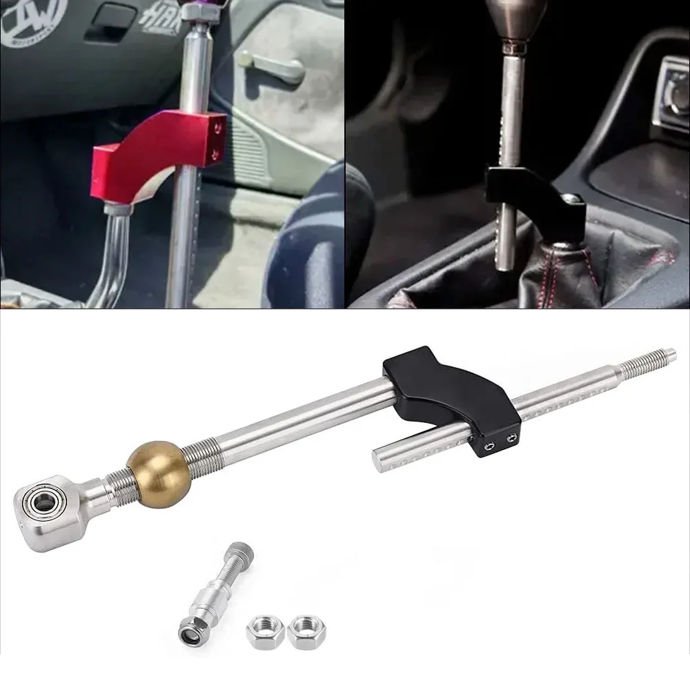 Universal Car Gear Shift Knob Extender Height Lever Extension Adjustable Car Gear Shifter Extender For Civic Integra B/D Series