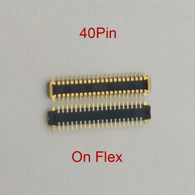 20-50Pcs 40pin LCD Display FPC Connector For Xiaomi Redmi Note 8 7/Note7/Note8/Note 7 Pro/Note 8 Pro Screen Plug On Motherboard