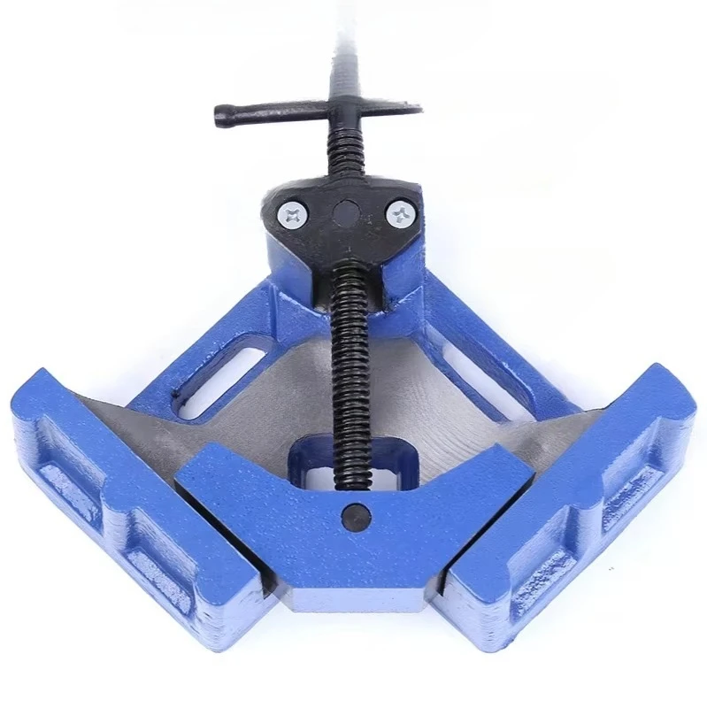 90 Degree Welding Fixture  Right Angle Welded Heavy Duty Welding Fixture Corner Clamp Pliers Jaw Corner Clamp Handle Tool 4 inch