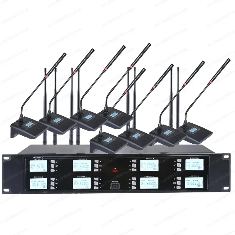 Professional U-segment wireless microphone 1-to-48 stage performance conference headset lapel microphone