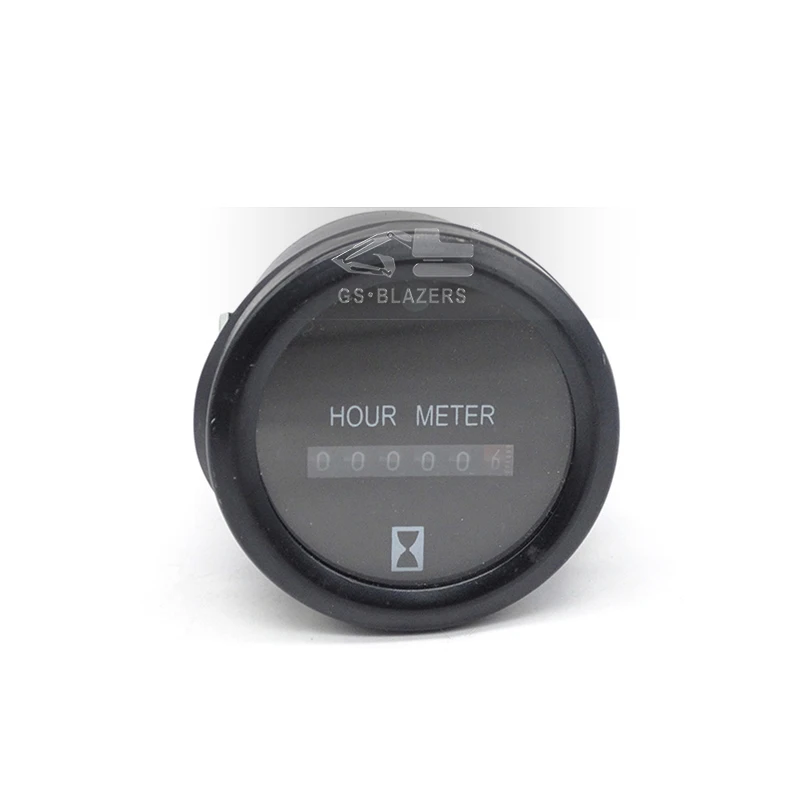

1PC Round Mechanical Hourmeter DC 12 36V Hour Meter Counter Timer Auto Car Boat Generator Diesel Gasolin Petrol Engine LY-748