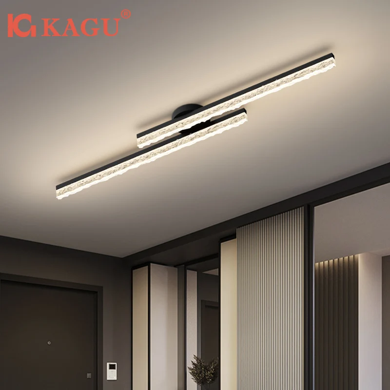 

Long LED Ceiling Light Modern Creative Design Ceiling Lamp Indoor Lighting Fixture Hallway Balcony Aisle Office Lustre