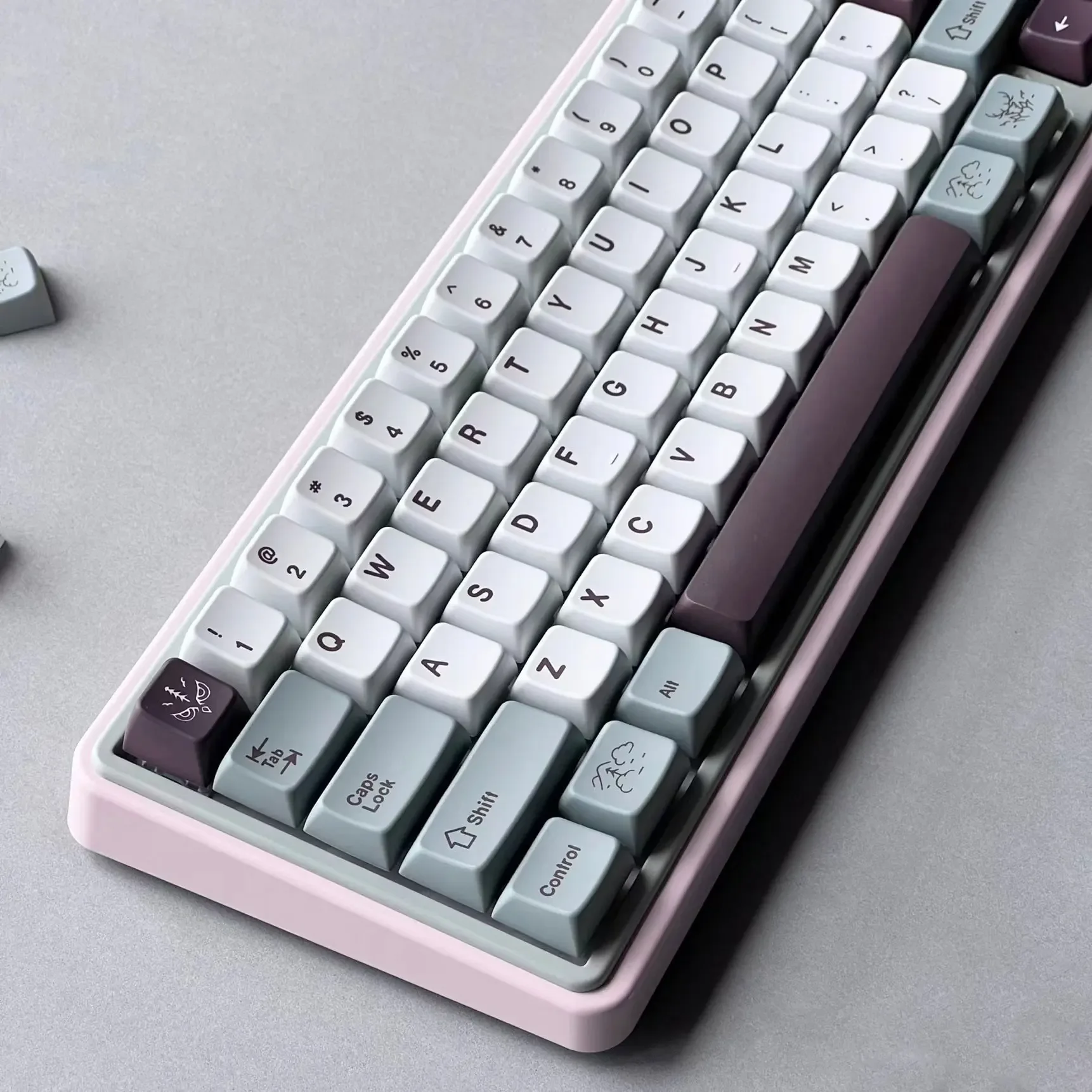 GMK Fog Mechanical Keyboard Keycap MDA Height PBT Material Sublimation CIY Ningzhi DK68 61 87 104