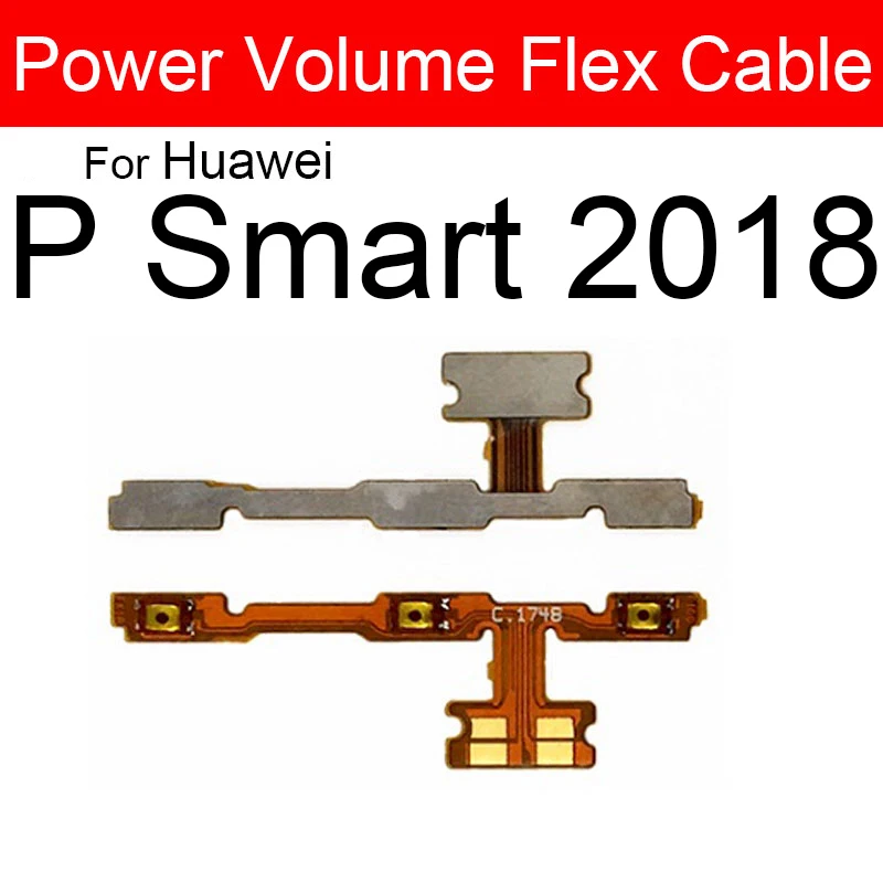 Power Volume Button Flex Cable For Huawei P Smart S Z Pro P Smart Plus 2018 2019 2020 2021 Power Volume Up Down Flex Ribbon Part