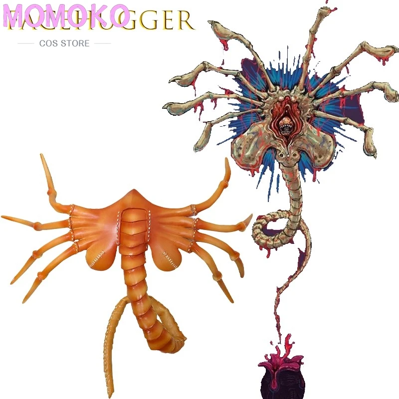 

Facehugger Halloween Mask Cute Horror Cosplay Headgear Facehugger Mask Party Performance Hugger Horror Half Face Cover Prop