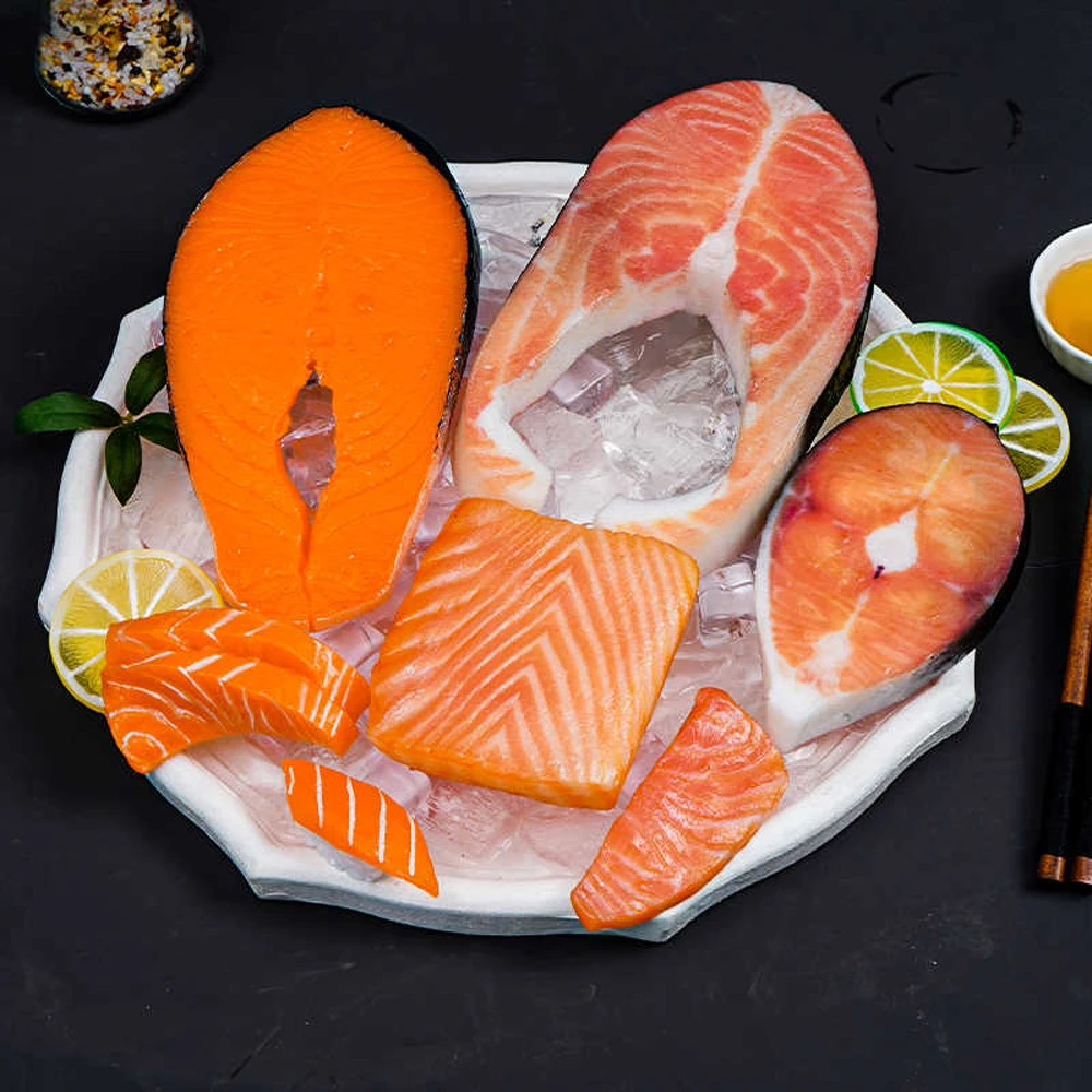 

realistic food simulation zushi hotel restaurant shop store decoration Gunkan seafood Rice tuna Salmon Sashimi sushi model