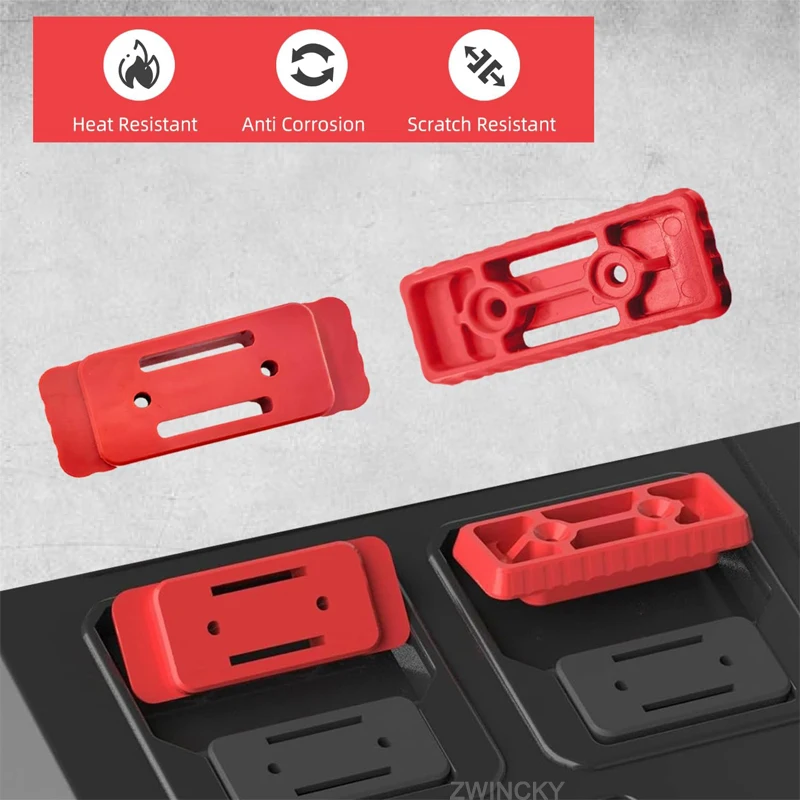 Feet Mounting System For Milwaukee Packout Duty Mounting Feet Compatible for Milwaukee Packout System Power Tool Accessories