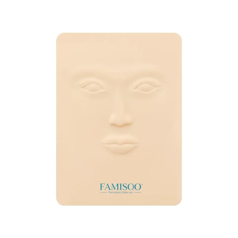 

1pc Facial Tattoo Practice Skin Silicone Fake Skin Permanent Makeup Lip Eyebrow Tattoo Skin Mannequin Training Tattoo Accessory