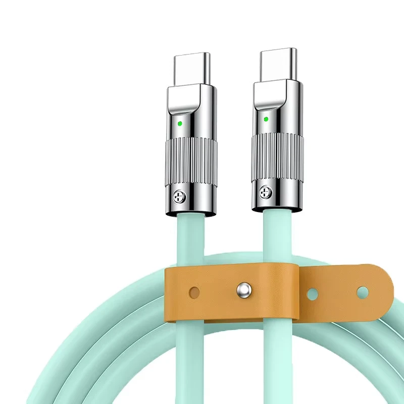 6A USB C To Type C Cable 120W Fast Charging Charger Wire Cord For Samsung Xiaomi Type-C Mobile Phone Accessories image 5