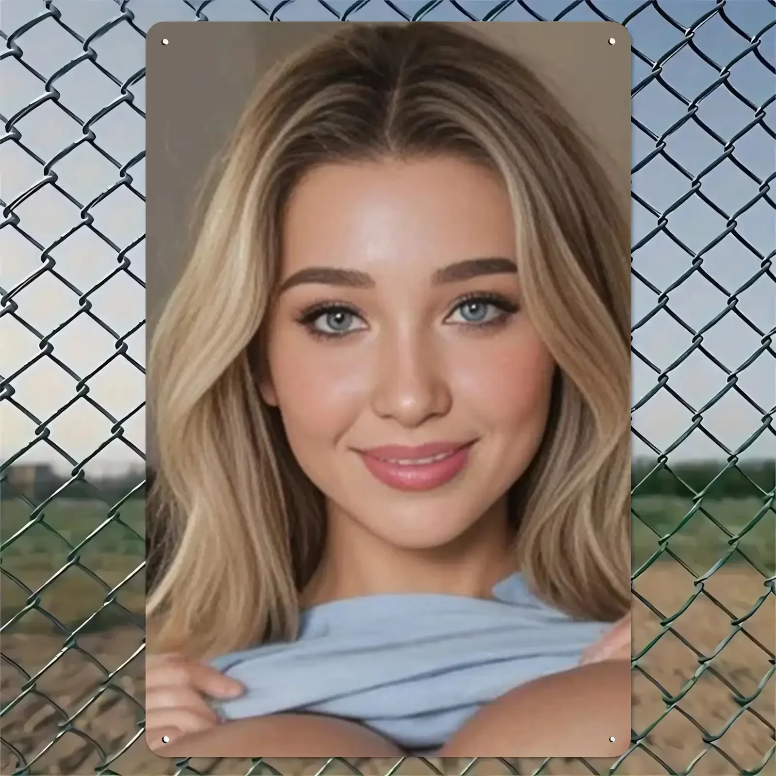 VCE Heavy Duty Aluminum Photo Board 8x12 Inch, Large Portrait Display Panel with Heat-Resistant & Wall Mountable Design