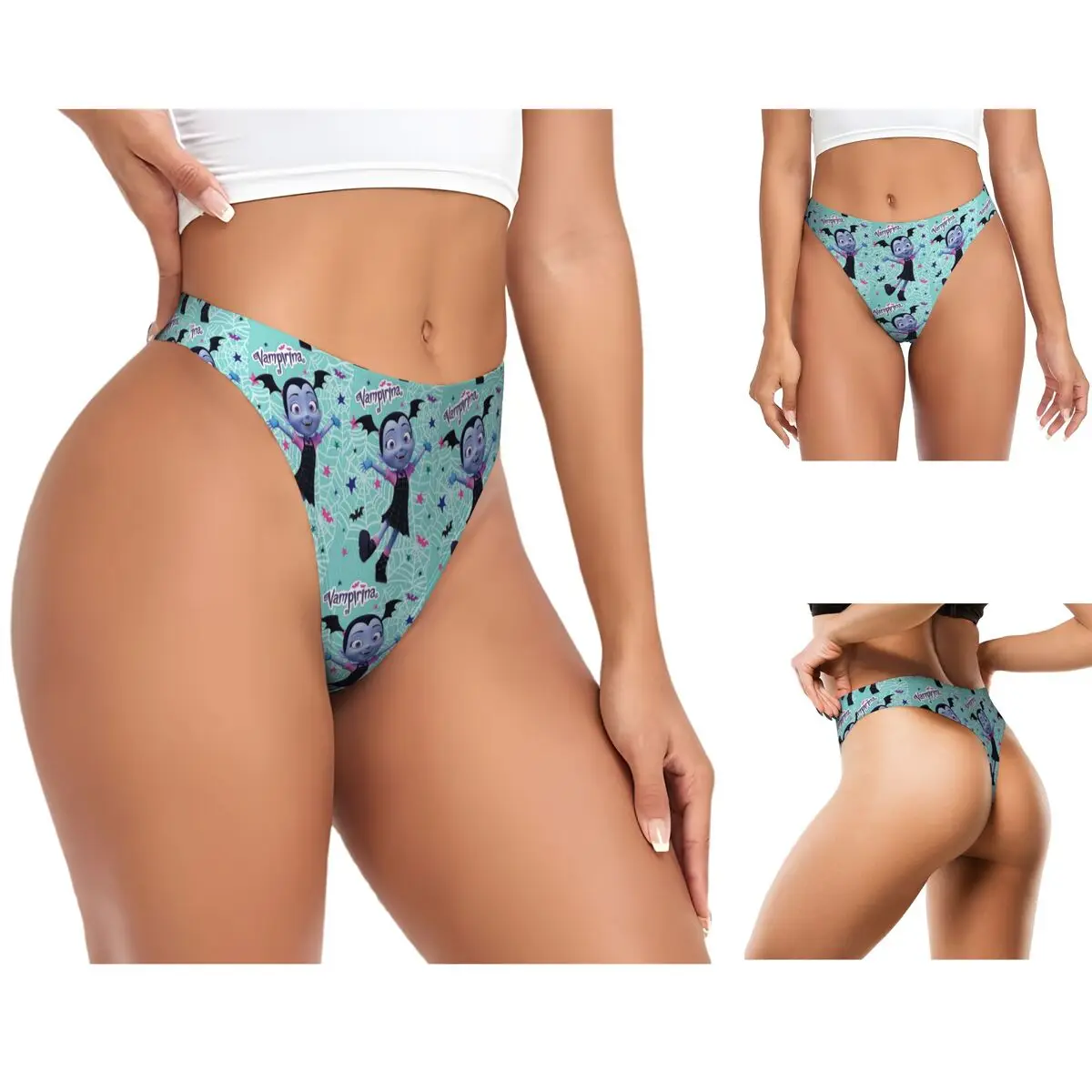 calcinhas-g-string-personalizadas-com-estampa-vampirina-para-meninas-confortaveis-e-respiraveis-tanga-feminina