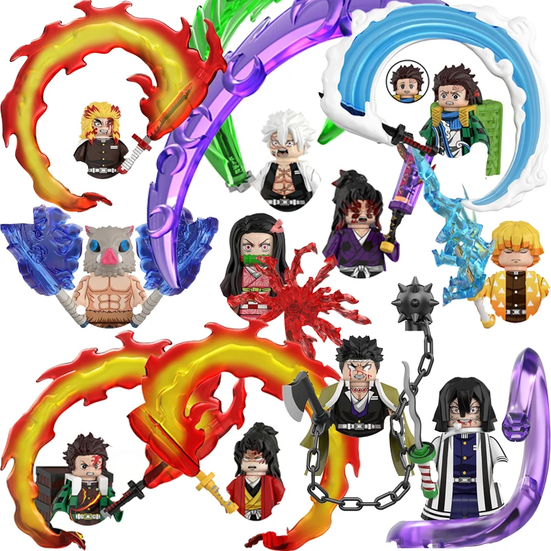 

2026 Аниме-конструктор Demon Slayer: Набор блоков-сюрпризов WM2998-3008. Кирпичики для игрушек, подарков, фигурок, строительных наборов для детей.