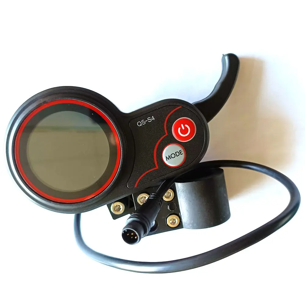 

24 В/36 В/48 В/52 В/60 В Контроллер электронного велосипеда Дисплей Дроссельная заслонка для большого пальца 2 в 1 Панель QS-S4 Zero 8X 9X 10X 11X Электрический велосипед Велосипедный скутер