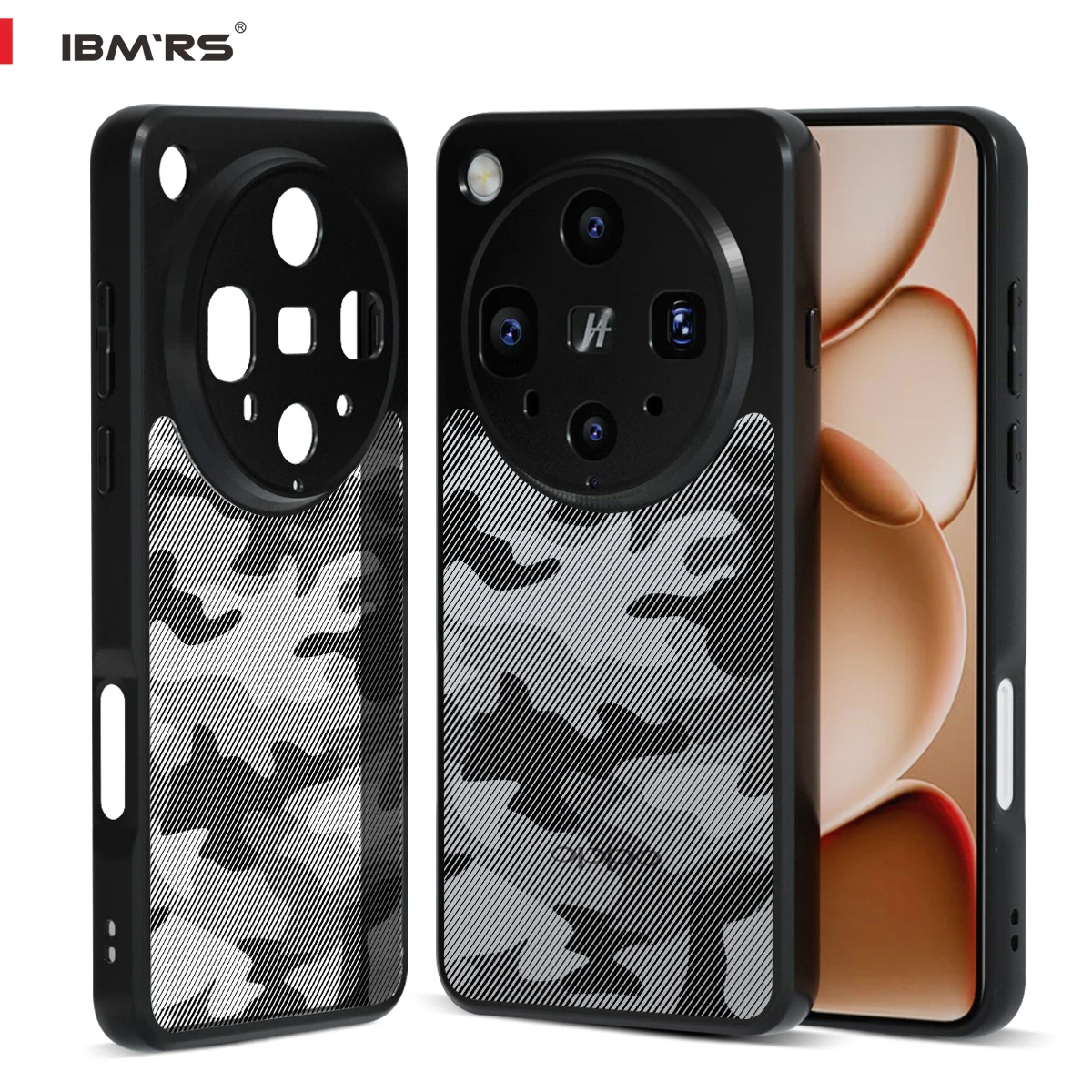 

IBMRS Armor Series Oppo Find X8 Ultra Case,Shockproof Bumper, Hybrid PC+TPU Rugged Protective Cover