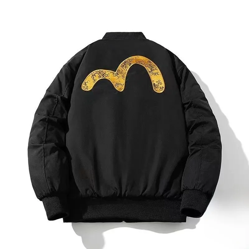 

Spring Autumn Letter Print Baseball Jaet ex Loose Fit Student Couple Outerwear Faionable Streetwear Stand Sve