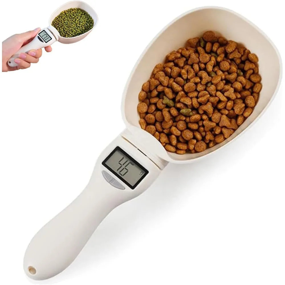 Food Measuring Scoop Scale, Digital Measuring Spoon, Spoon with Adjustable Scale, Measuring Weighing Scale for Dispensing Food