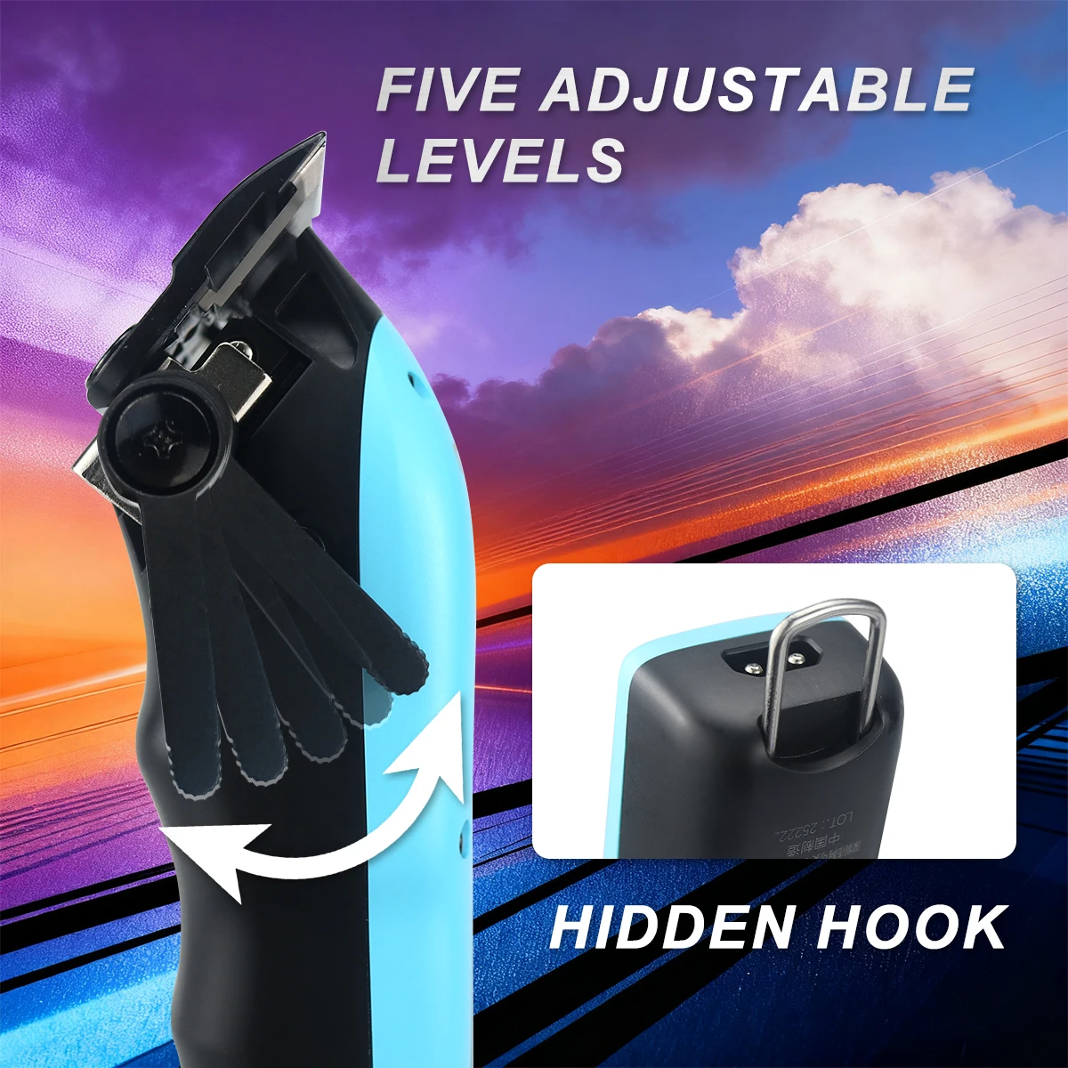 Мужская машинка для стрижки волос MADESHOW M15, лезвие DLC, 6800 об/мин, 6,5 Вт, низкий уровень шума для использования в салоне, профессиональная машинка для стрижки волос, машина для стрижки волос