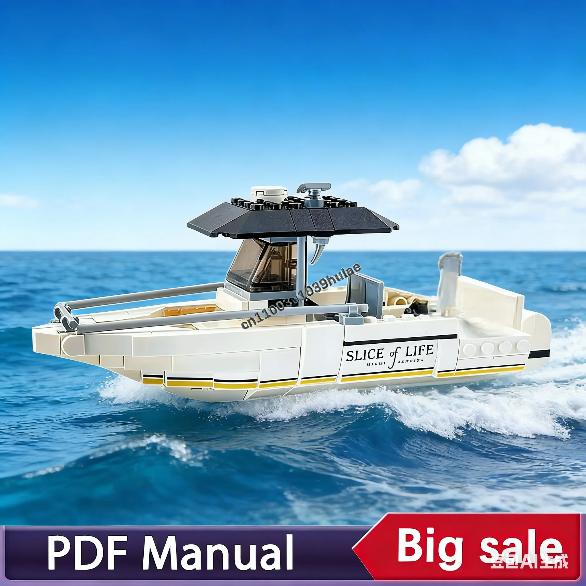 

Набор строительных блоков Dexter Slice of Life, аксессуары для яхты, декоративные элементы, кирпичики для взрослых, украшение, рождественский подарок