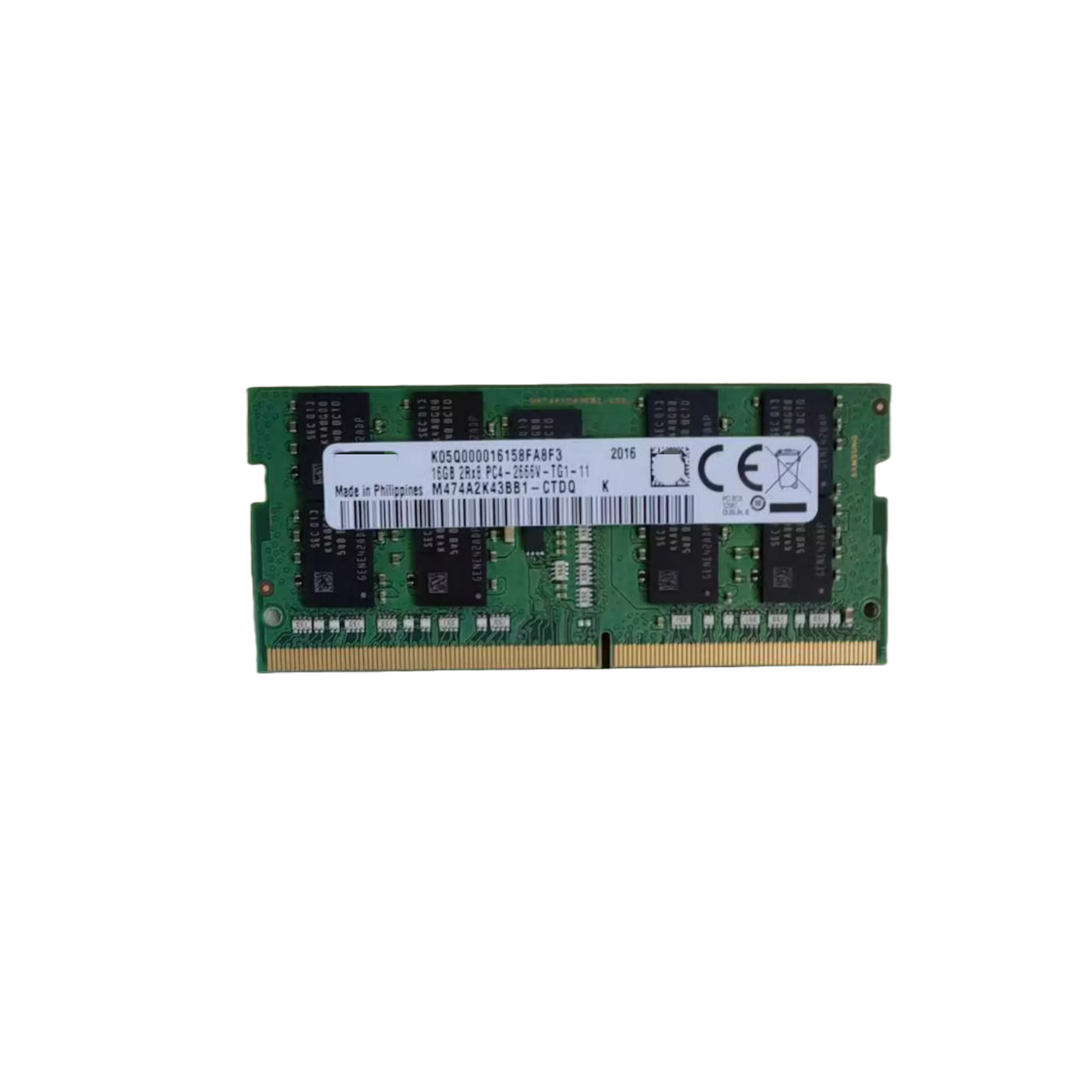 

M474A2K43BB1-CTDQ 16G 2RX8 DDR4 2666 ECC