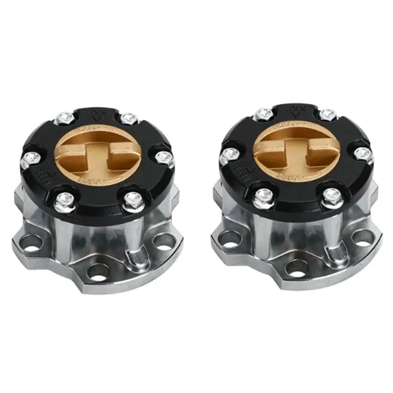 2Pcs 43530-60130 Free Wheel Hub RH LH Set For Toyota Land Cruiser Prado 1990-2007 Wheel Locking Hubs Clutch 4353060130