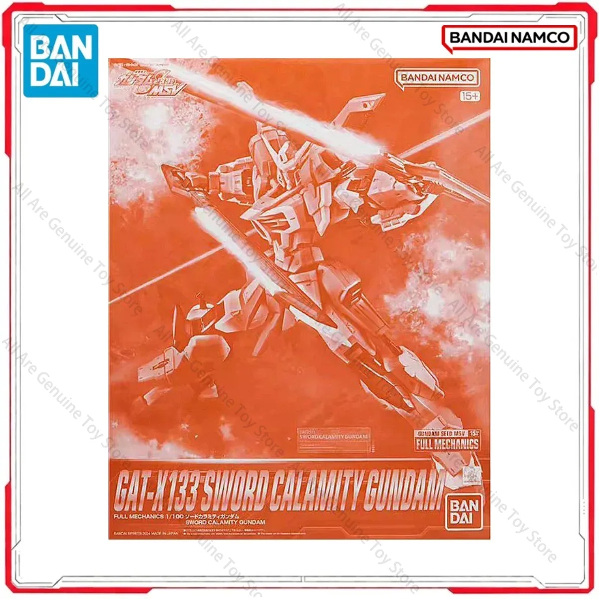 Genuine Bandai Original Gundam Model Kit FM 1/100 Sword Calamity Anime Figures Action Model Toys Gifts Boy girl In stock