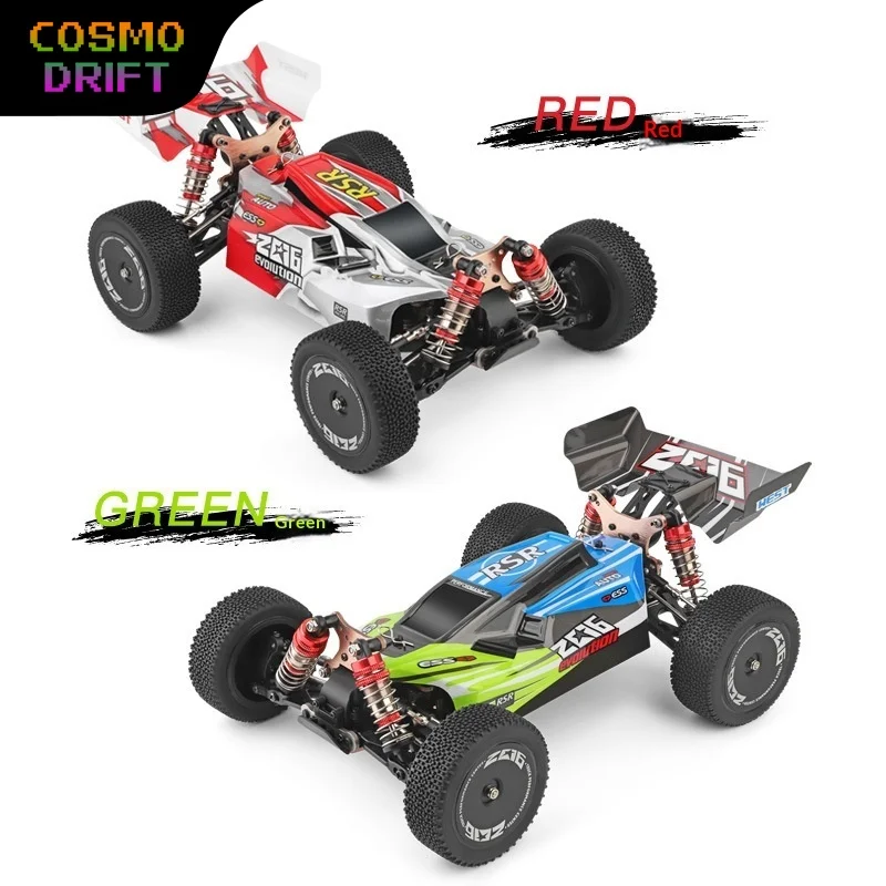 WLtoys 144001 1:14 Scale 4WD Alloy Off Road High Speed RC Racing Car With Oil Pressure Shock Absorber For Hobbyists And Racers