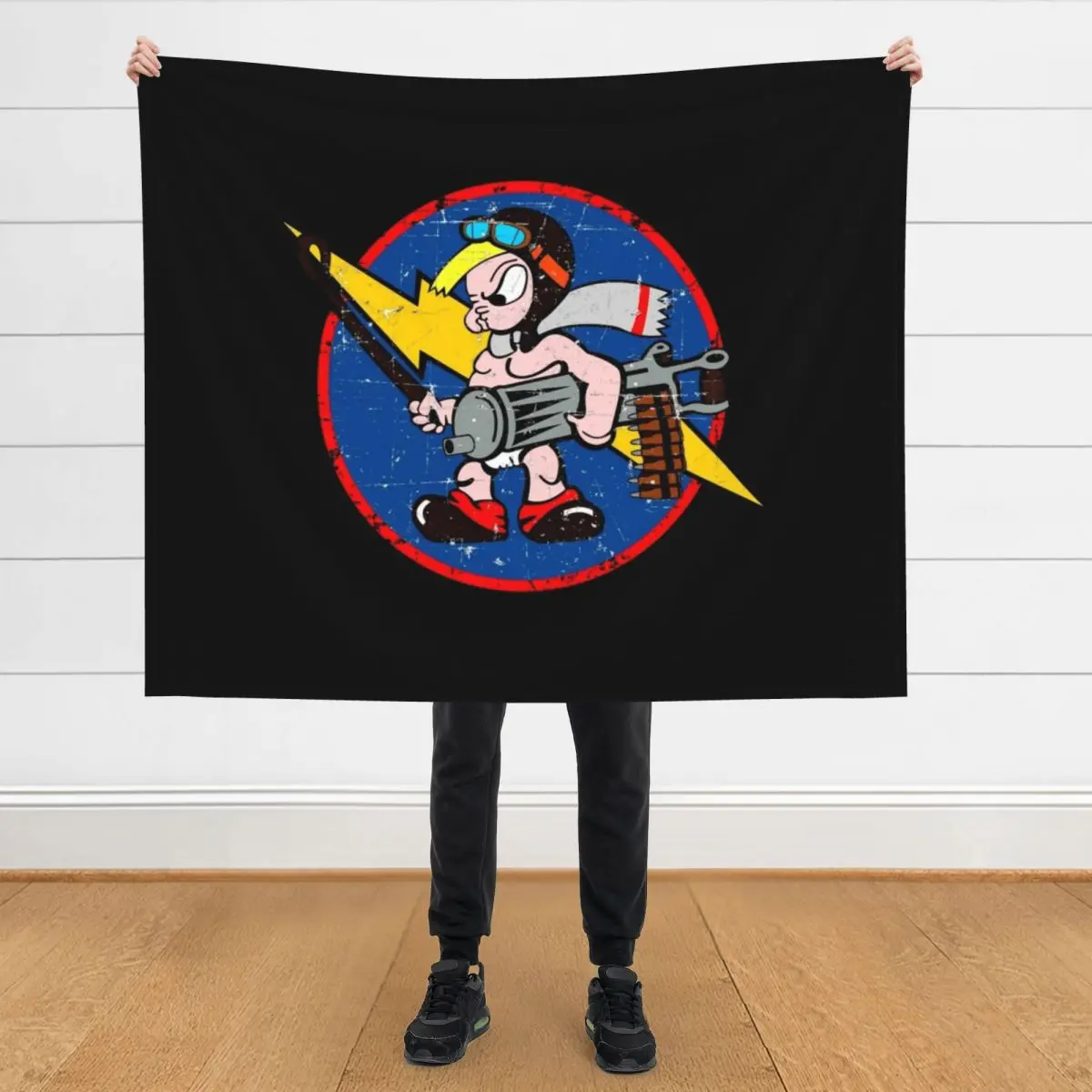 

USAF - 487th fighter squadron - The HUNters - Clean Style Throw Blanket heavy to sleep Bed covers Sofa for babies Blankets