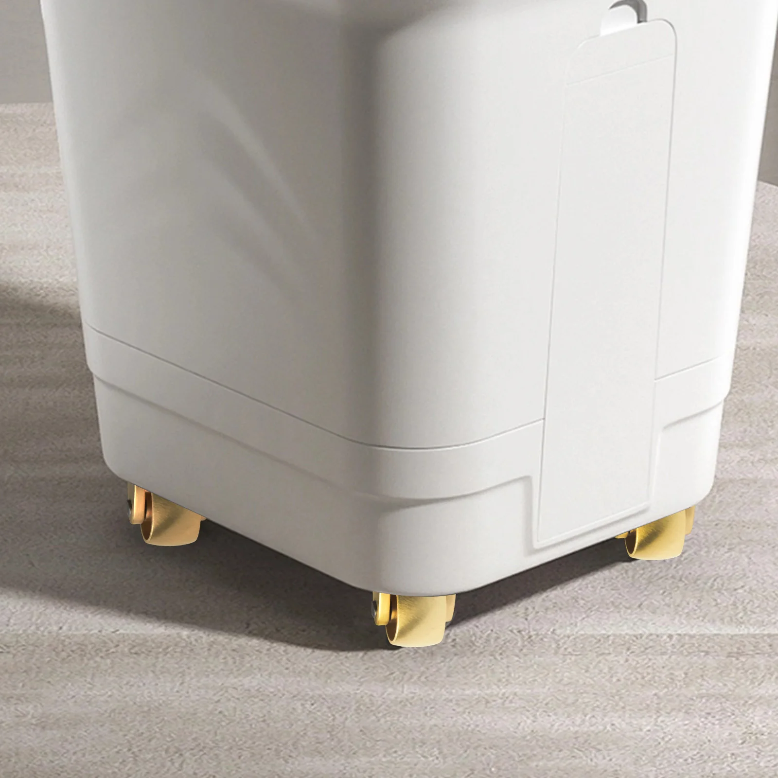 360 Degree Rotation Brass Caster Wheels Living Room Brushed Finish Enhanced Mobility Robust Load-bearing Design
