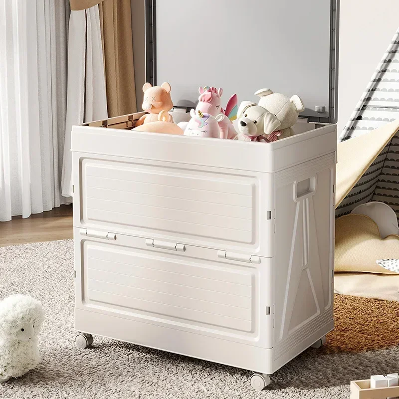 Household Goods Household Large-capacity Folding , Clothing Sorting Box, Toy Storage Box, Clamshell Snack Dust Storage Cabinet